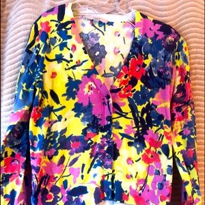 Multi colored cardigan